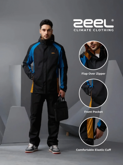 ZEEL Black Premium Rainsuit