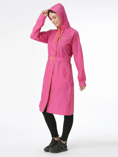 Zeel Diva Pink Trench Coat